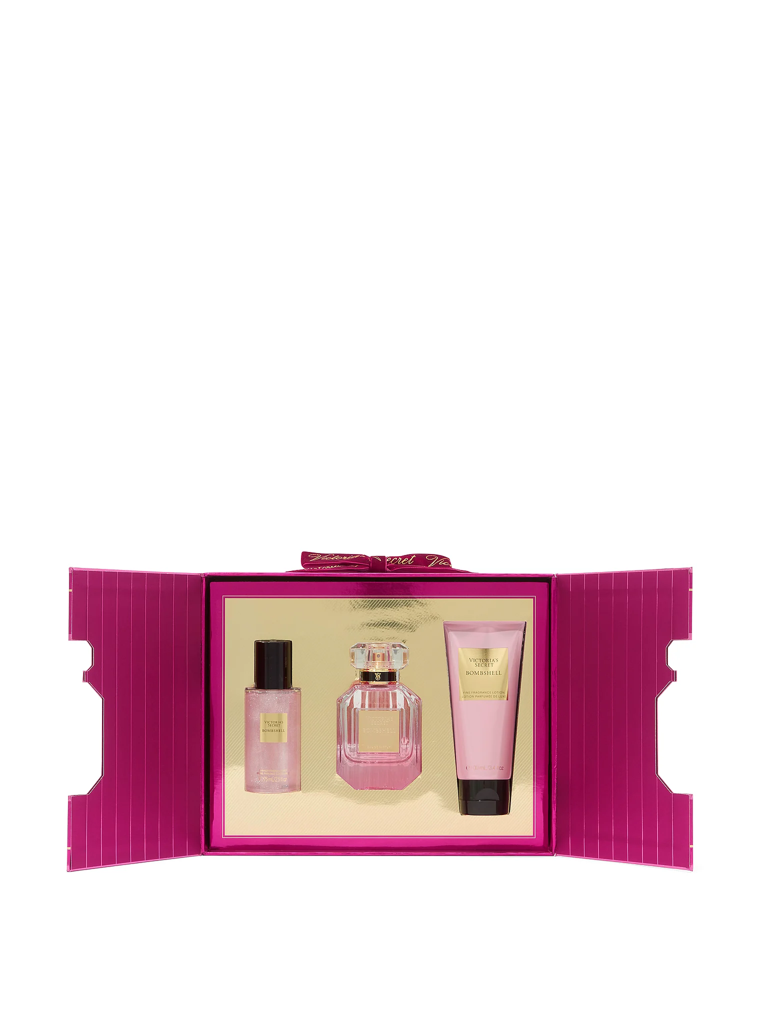 Набор Victoria’s Secret Bombshell 3-Piece Full-Sized Eaux de Parfum Gift Set - imagine 4